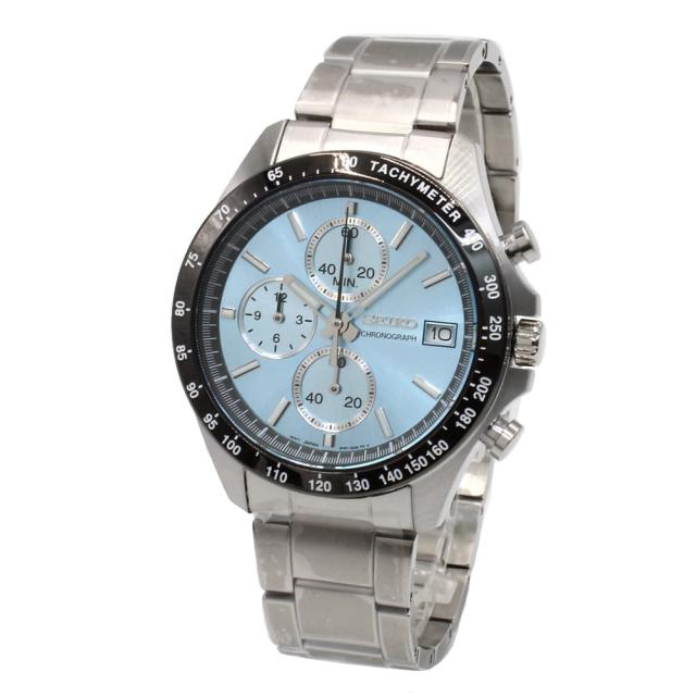SEIKO セイコー クロノグラフ ブルー 腕時計 甘