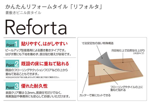 サンゲツ　薄型置敷きフロアタイル　ビニル床タイル(R)　メイプル　152.4×914.4mm　22枚入り