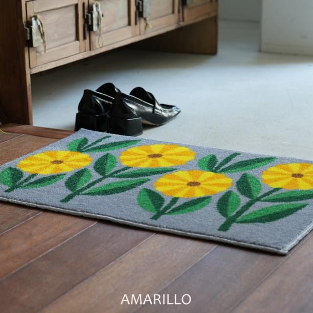 屋内 キッチン 玄関 脱衣所 吸水 滑り止め付きマット BOOKHOU COLLECTION(R)