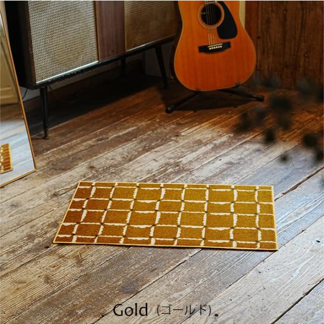 屋内 キッチン 玄関 脱衣所 吸水 滑り止め付きマット Tomoko Murata(R)