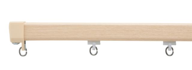 トーソー　カーテンレール【ローレット木目25】 エリートダブルセット