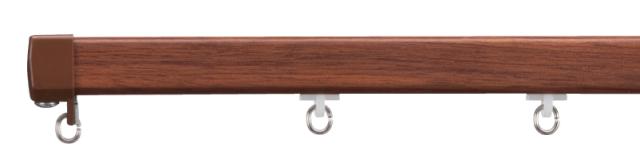 トーソー　カーテンレール【ローレット木目25】 エリートダブルセット