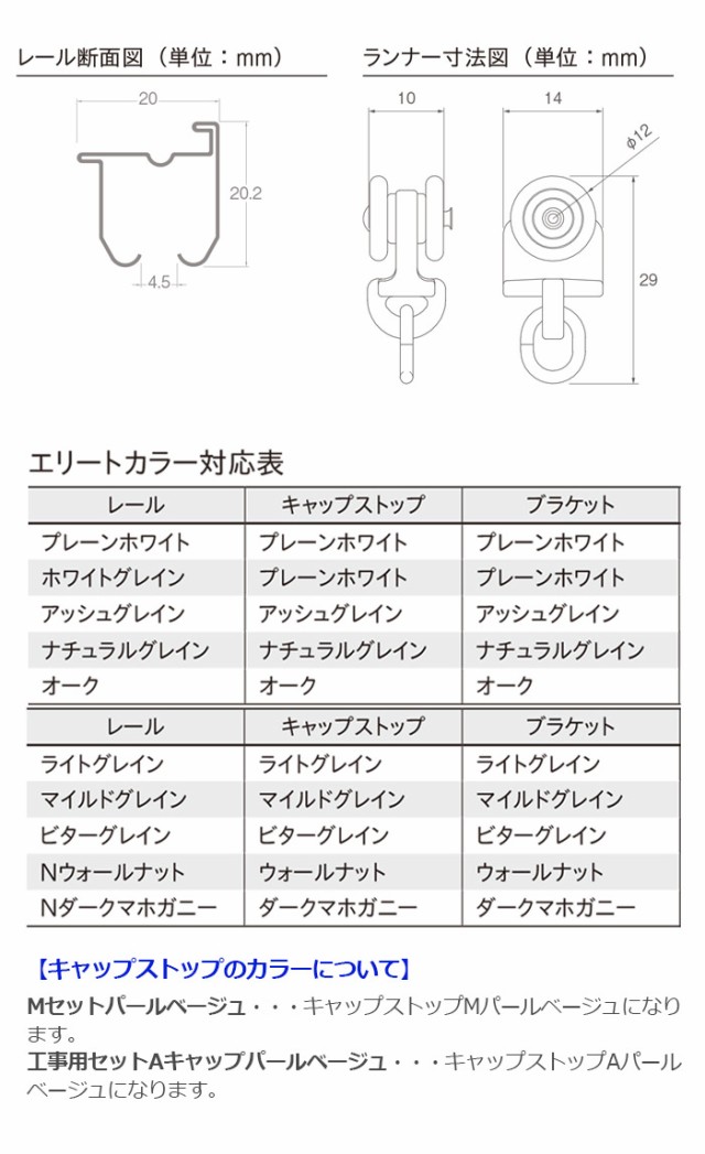 トーソー カーテンレール エリート ダブル Mセット (レールと同色) 約 273cm(1本物) 正面付 天井付 引っ越し 新生活｜au PAY  マーケット