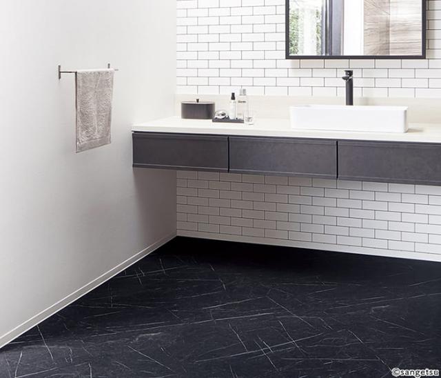 サンゲツ クッションフロア ネロマルキーナ