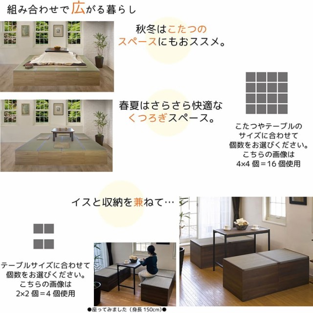 畳ボックス 収納ベンチ 畳 たたみ スツール 収納ボックス い草