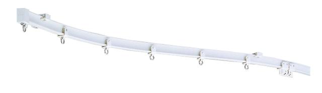 トーソー　カーテンレール【リフレ】曲がるレール 出窓・コーナーの間仕切りに最適