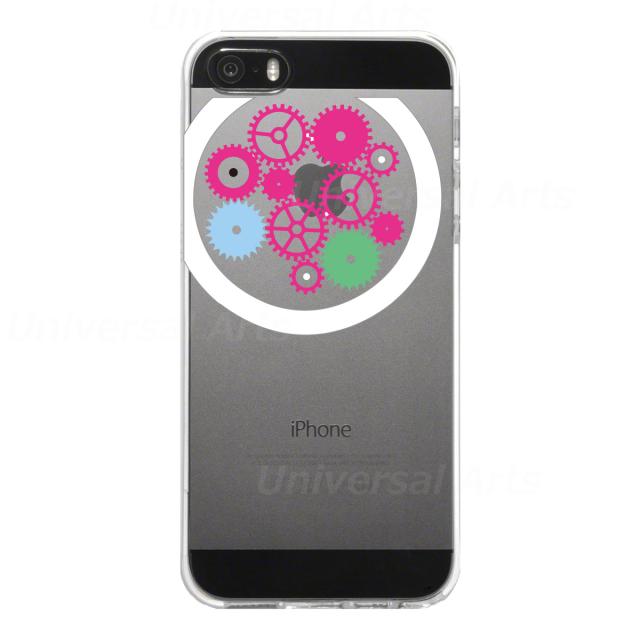 iPhone5 iPhone5s ケース クリア 歯車 スマホケース ハード スマホケース ハード 送料無料-4
