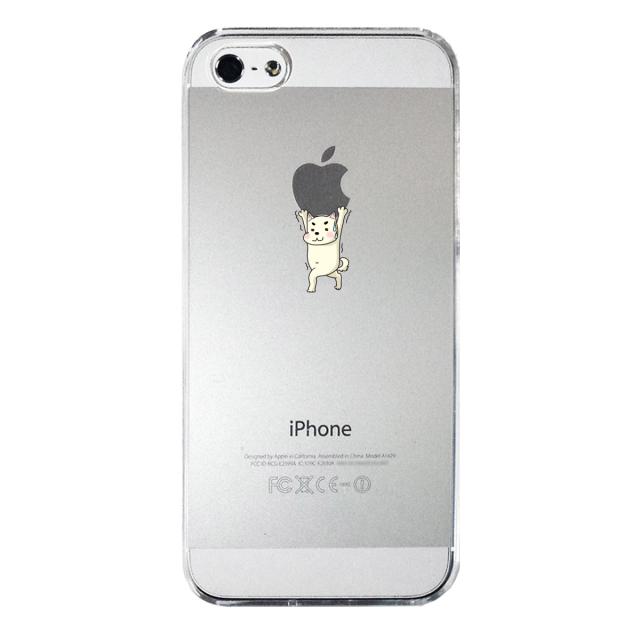 iPhone5 iPhone5s ケース クリア 犬Appleは重い？ スマホケース ハード スマホケース ハード 送料無料-3