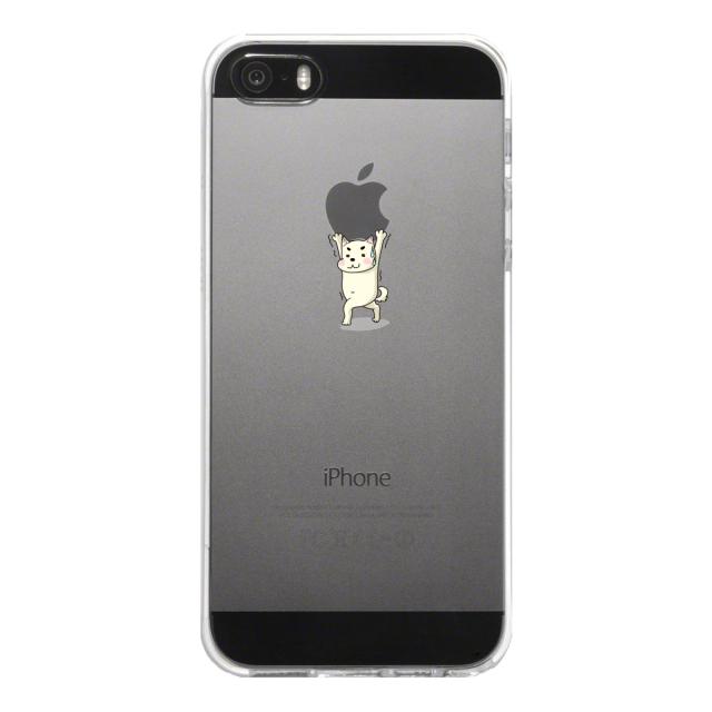 iPhone5 iPhone5s ケース クリア 犬Appleは重い？ スマホケース ハード スマホケース ハード 送料無料-4