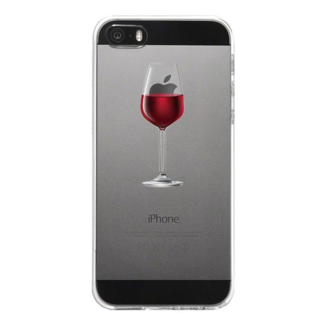 iPhone5 iPhone5s ケース クリア ワイングラス 赤ワイン スマホケース ハード スマホケース ハード 送料無料-4