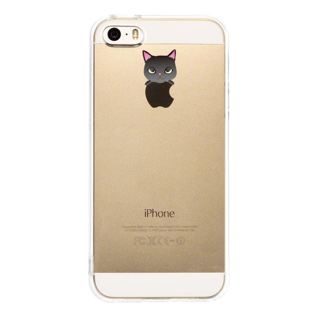 iPhone5 iPhone5s ケース クリア のっかり ネコ 1 スマホケース ハード スマホケース ハード 送料無料-2