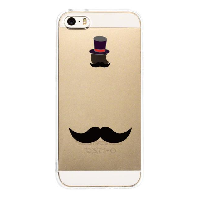 iPhone5 iPhone5s ケース クリア 髭 スマホケース ハード スマホケース ハード 送料無料-2