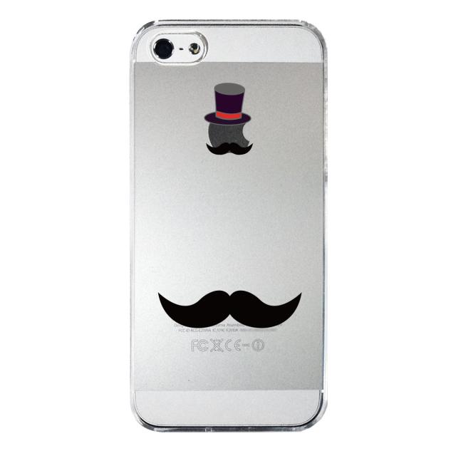 iPhone5 iPhone5s ケース クリア 髭 スマホケース ハード スマホケース ハード 送料無料-3