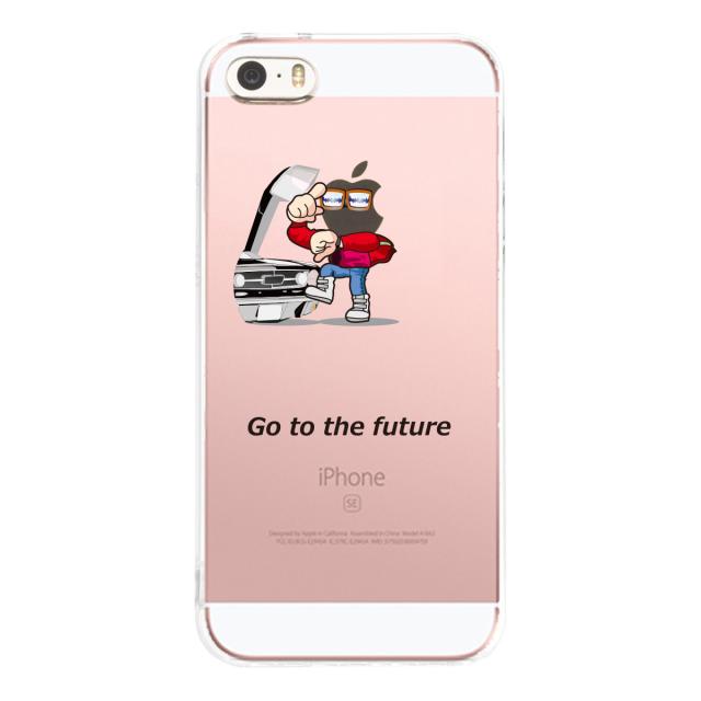 iPhone5 iPhone5s ケース クリア 映画パロディ go to the future スマホケース ハード スマホケース ハード 送料無料-1