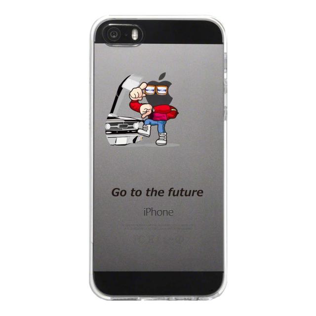 iPhone5 iPhone5s ケース クリア 映画パロディ go to the future スマホケース ハード スマホケース ハード 送料無料-4
