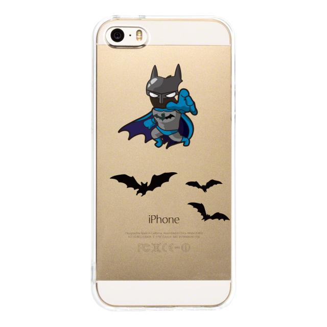 iPhone5 iPhone5s ケース クリア 映画パロディ 蝙蝠男 スマホケース ハード スマホケース ハード 送料無料-1