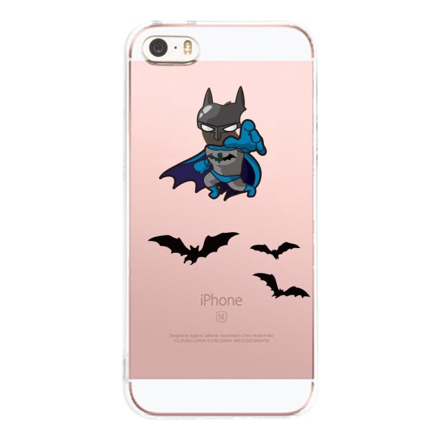 iPhone5 iPhone5s ケース クリア 映画パロディ 蝙蝠男 スマホケース ハード スマホケース ハード 送料無料-2