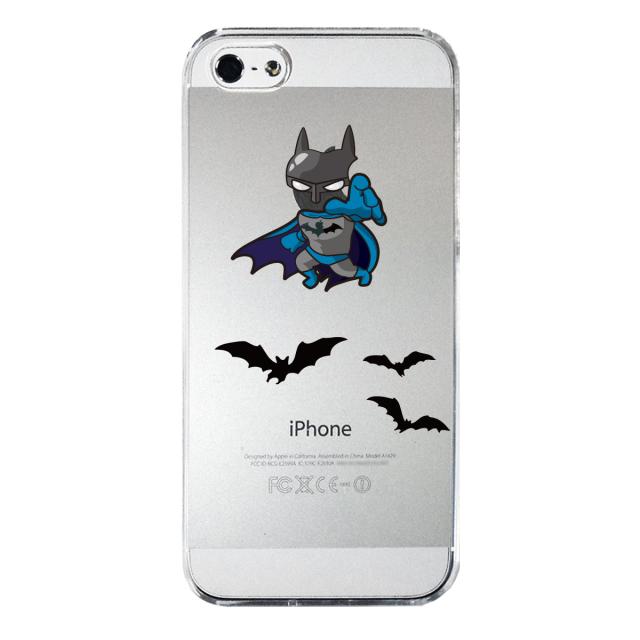 iPhone5 iPhone5s ケース クリア 映画パロディ 蝙蝠男 スマホケース ハード スマホケース ハード 送料無料-3