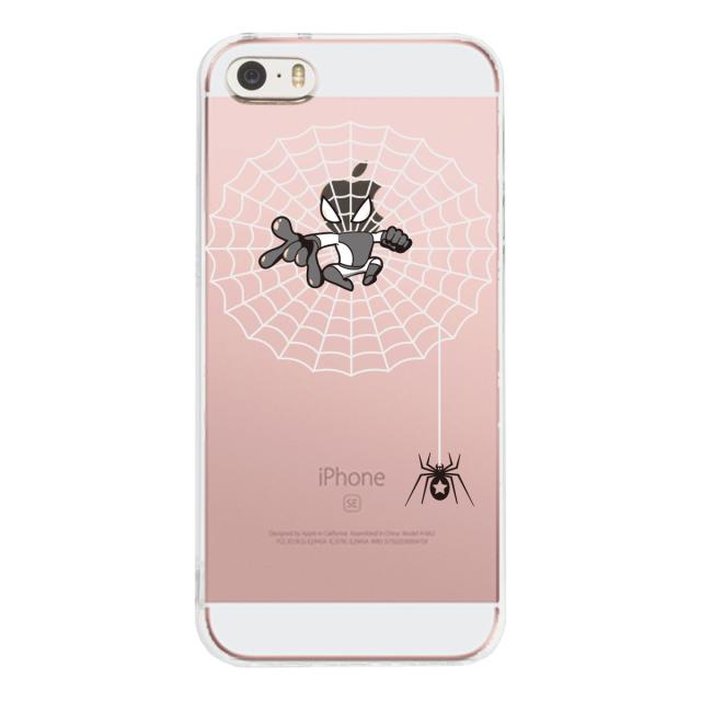 iPhone5 iPhone5s ケース クリア 映画パロディ 蜘蛛男 スマホケース ハード スマホケース ハード 送料無料-1