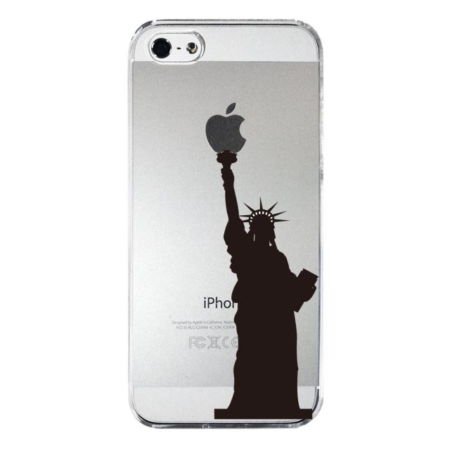 iPhone5 iPhone5s ケース クリア 自由の女神 スマホケース ハード スマホケース ハード 送料無料-3