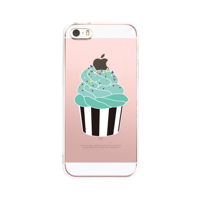 iPhone5 iPhone5s ケース クリア カップケーキ スマホケース ハード スマホケース ハード 送料無料-1