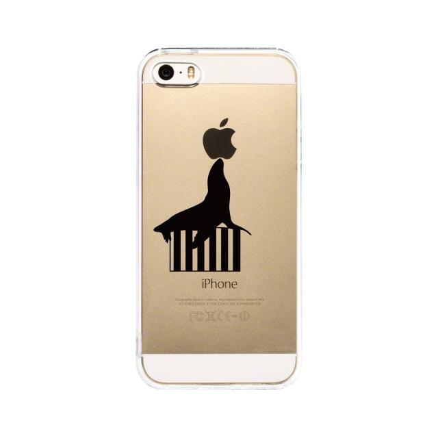 iPhone5 iPhone5s ケース クリア アザラシの曲芸 スマホケース ハード スマホケース ハード 送料無料-2