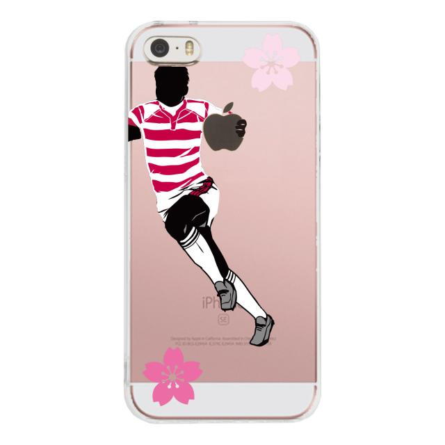 iPhone5 iPhone5s ケース クリア ラグビー さくら スマホケース ハード スマホケース ハード 送料無料-2