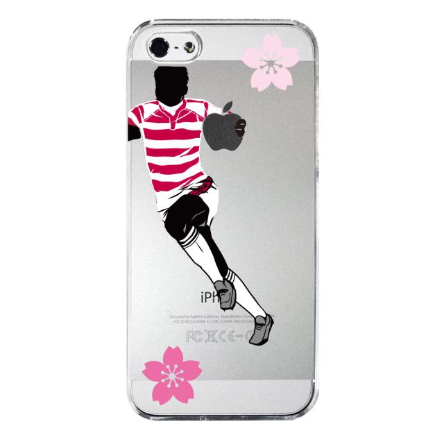 iPhone5 iPhone5s ケース クリア ラグビー さくら スマホケース ハード スマホケース ハード 送料無料-3