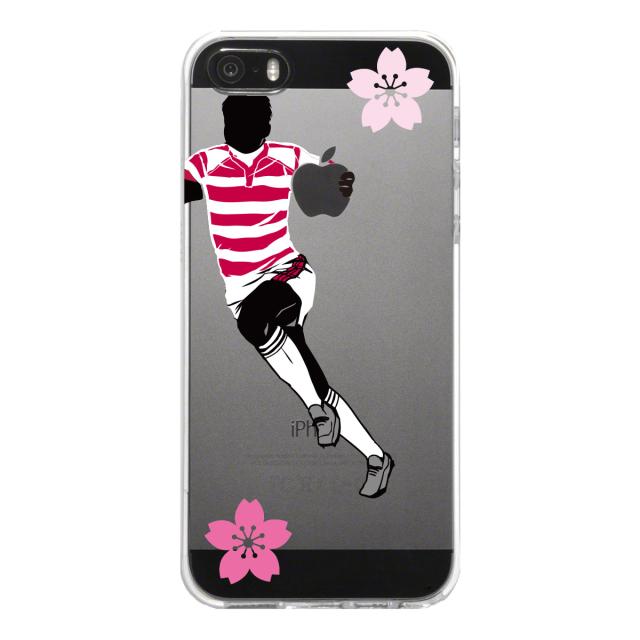 iPhone5 iPhone5s ケース クリア ラグビー さくら スマホケース ハード スマホケース ハード 送料無料-4