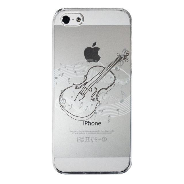 iPhone5 iPhone5s ケース クリア ヴァイオリン 4 ブラック スマホケース ハード スマホケース ハード 送料無料-3