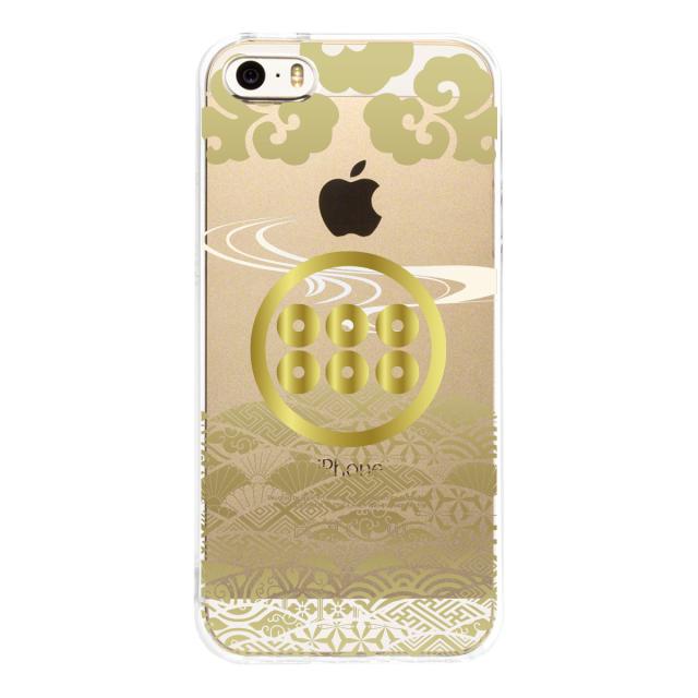 iPhone5 iPhone5s ケース クリア 真田 六文銭 スマホケース ハード スマホケース ハード 送料無料-1