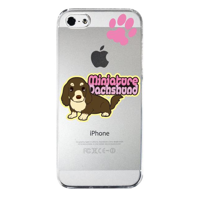 iPhone5 iPhone5s ケース クリア ダックスフント 2 スマホケース ハード スマホケース ハード 送料無料-3