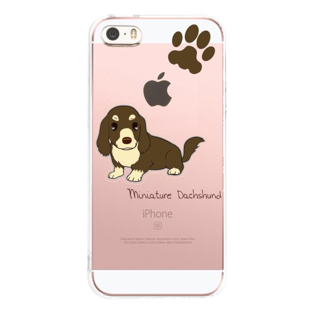 iPhone5 iPhone5s ケース クリア ダックスフント 1 スマホケース ハード スマホケース ハード 送料無料-1