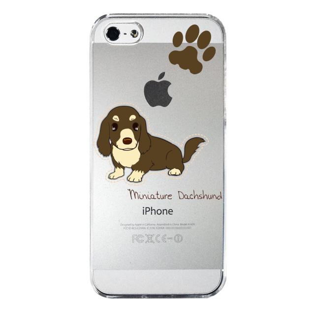 iPhone5 iPhone5s ケース クリア ダックスフント 1 スマホケース ハード スマホケース ハード 送料無料-3