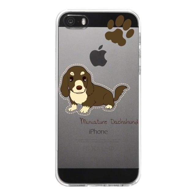 iPhone5 iPhone5s ケース クリア ダックスフント 1 スマホケース ハード スマホケース ハード 送料無料-4