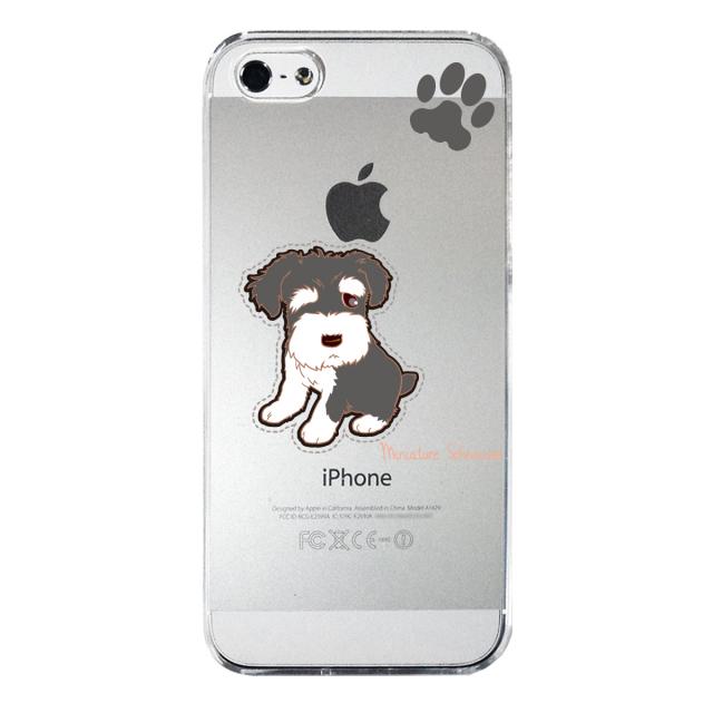 iPhone5 iPhone5s ケース クリア シュナウザー 1 スマホケース ハード スマホケース ハード 送料無料-3