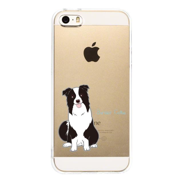 iPhone5 iPhone5s ケース クリア ボーダー コリー 1 スマホケース ハード スマホケース ハード 送料無料-2
