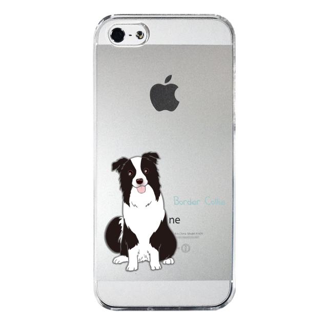 iPhone5 iPhone5s ケース クリア ボーダー コリー 1 スマホケース ハード スマホケース ハード 送料無料-3