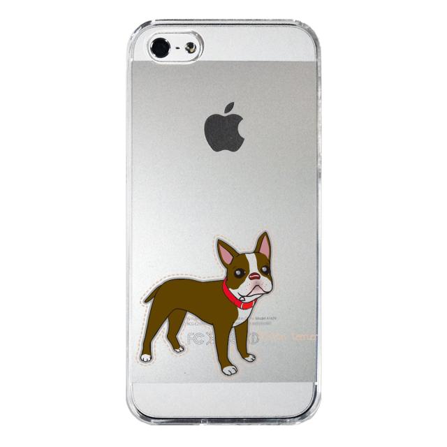 iPhone5 iPhone5s ケース クリア ボストンテリア 1 スマホケース ハード スマホケース ハード 送料無料-3