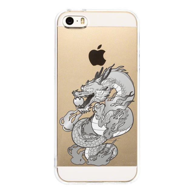 iPhone5 iPhone5s ケース クリア 龍 4 スマホケース ハード スマホケース ハード 送料無料-2