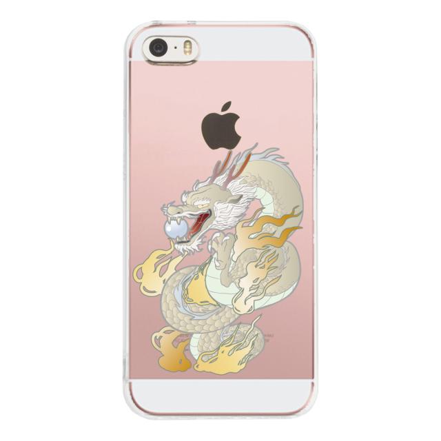 iPhone5 iPhone5s ケース クリア 龍 3 スマホケース ハード スマホケース ハード 送料無料-1