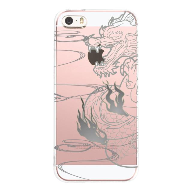 iPhone5 iPhone5s ケース クリア 龍 1 スマホケース ハード スマホケース ハード 送料無料-1