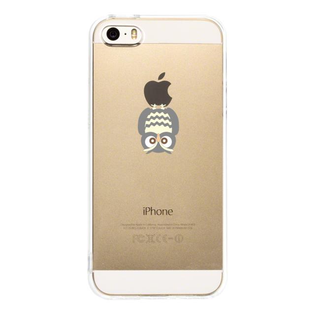 iPhone5 iPhone5s ケース クリア ふくろう 一休み スマホケース ハード スマホケース ハード 送料無料-2