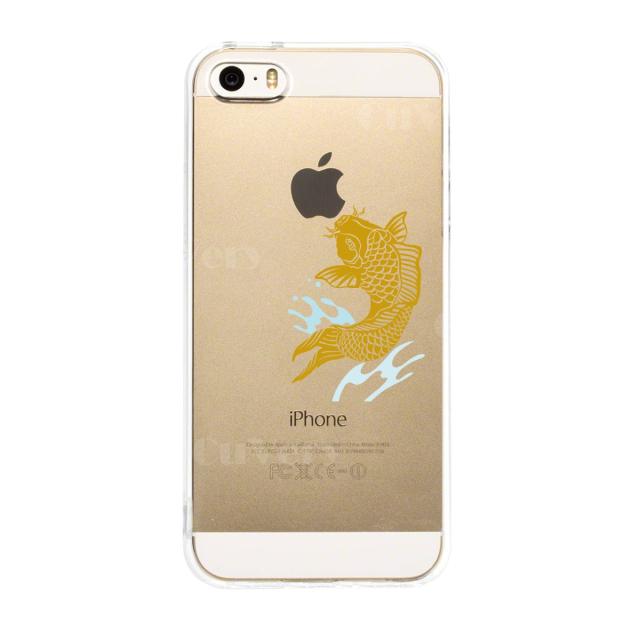 iPhone5 iPhone5s ケース クリア 錦鯉 スマホケース ハード スマホケース ハード 送料無料-1