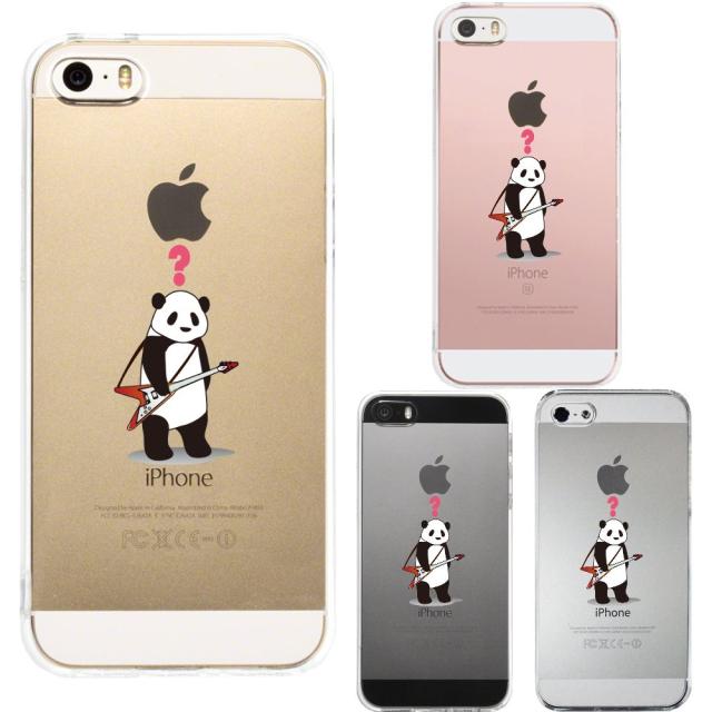 iPhone5 iPhone5s ケース クリア ギターパンダ スマホケース ハード スマホケース ハード 送料無料-0