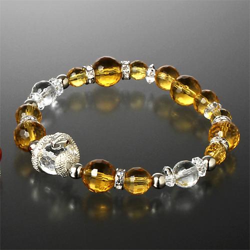 金運蛇の宝石ブレス へびの皮お守り付き 送料無料-1