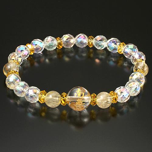 南無妙レインボークォーツブレス 送料無料-1