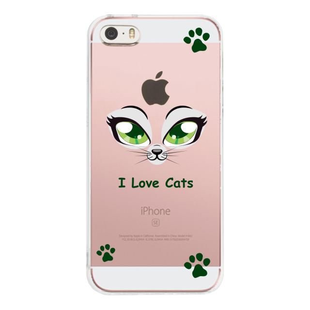 iPhone5 iPhone5s ケース クリア 猫の目 スマホケース ハード スマホケース ハード 送料無料-1