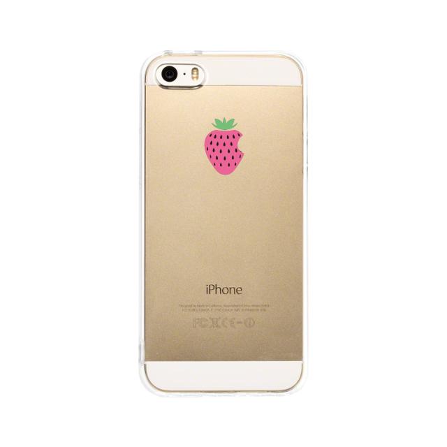 iPhone5 iPhone5s ケース クリア イチゴ スマホケース ハード スマホケース ハード 送料無料-2