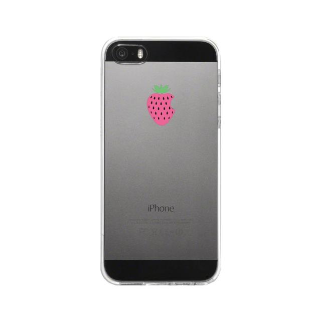 iPhone5 iPhone5s ケース クリア イチゴ スマホケース ハード スマホケース ハード 送料無料-4